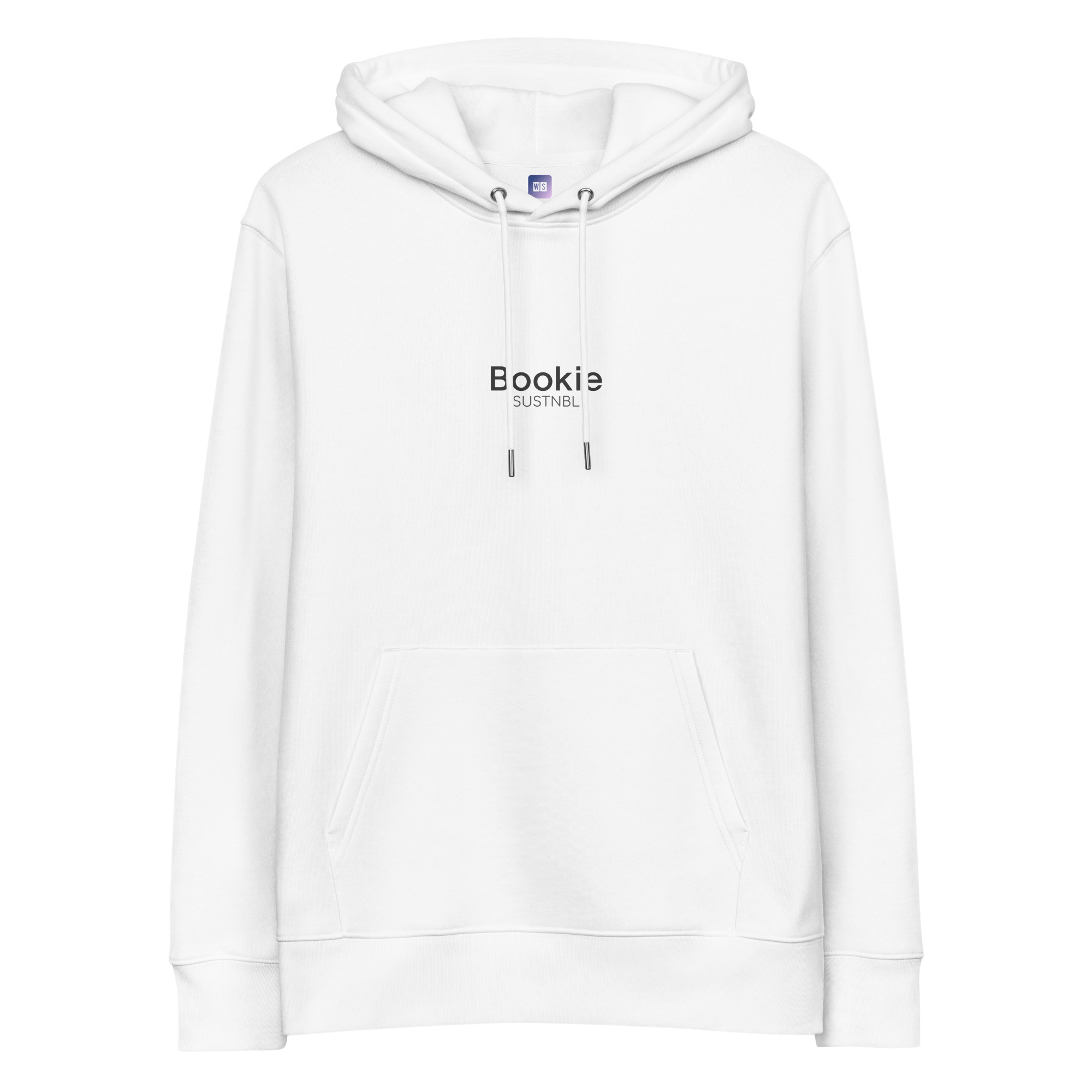 Unisex essential eco hoodie white front 6915c64dd890b.jpg