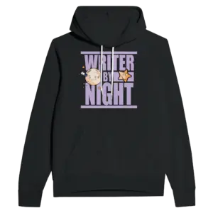 writer-by-night-unisex-pullover-hoodie