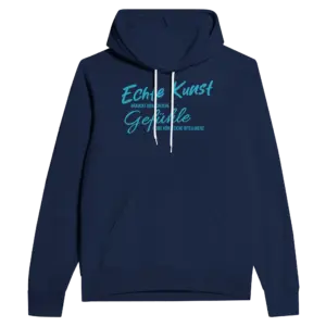 echte-kunst-braucht-menschliche-gefuehle-premium-unisex-pullover-hoodie