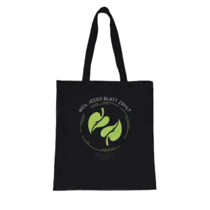 bookie-sustnbl-weil-jedes-blatt-zaehlt-bio-tragetasche